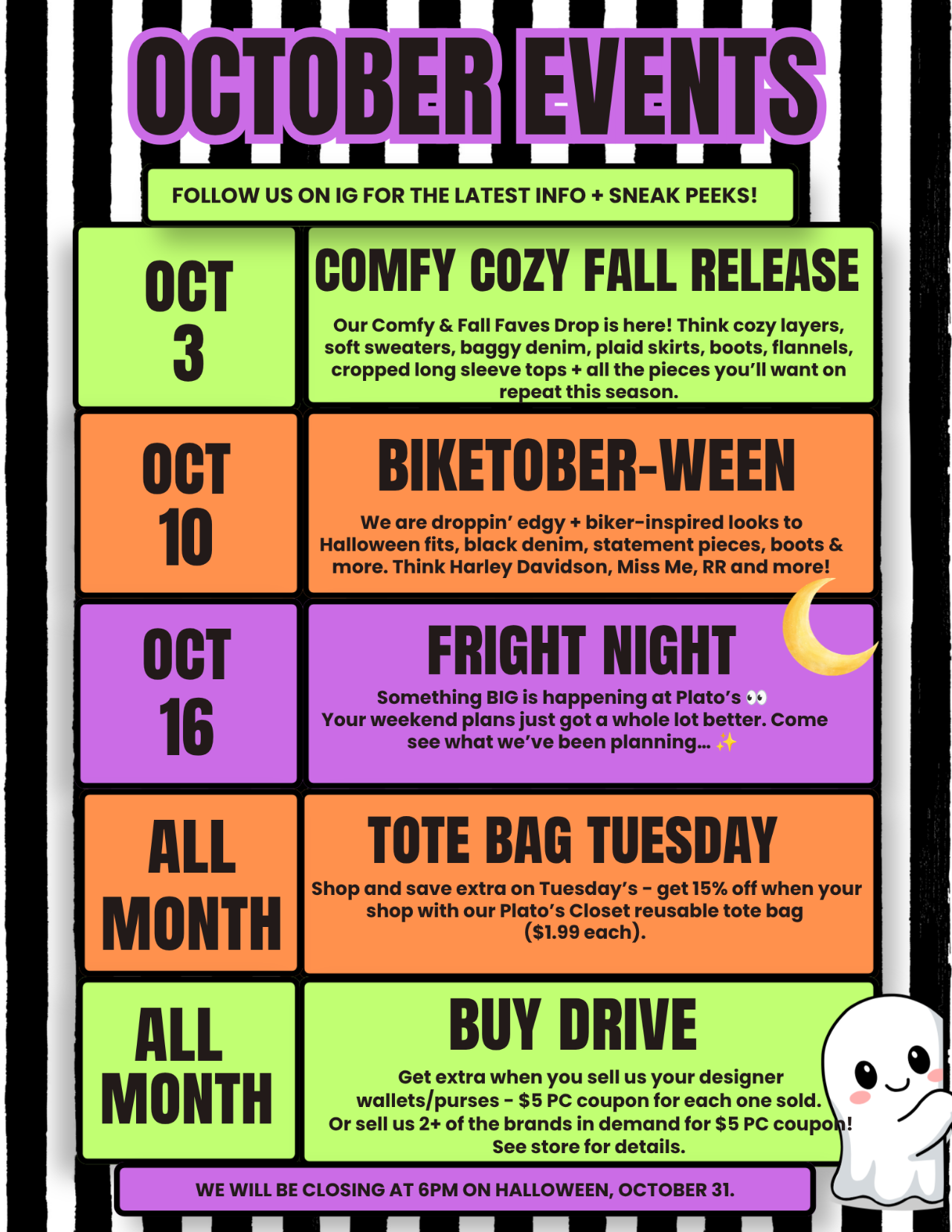 october calendar